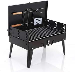 Prodotti Più Venduti: Accessori per Griglia Portatile, Griglia a Carbone Pieghevole con Coperchio per Cucina all'Aperto - Product Image 1