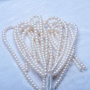 Collar de Perlas de Agua Dulce de 9-10 mm, Sueltas, Semi-Acabadas, con Micro Defectos, Fuerte Brillo, Precio Bajo, Venta al por Mayor Directa, Nueva Promoción - Product Image 3