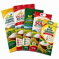 Emballage personnalisé en polypropylène, sac tissé en PP de 10 kg, 20 kg, 25 kg, sac tissé en PP de 50 kg pour riz, farine, engrais, semences, céréales