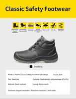 Sepatu Kerja Safety Jogger BESTBOY S3 810400 Anti Air Anti Statis Sepatu Safety Mid Cut Grosir