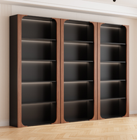 Meuble de présentation moderne en bois pour cosmétiques, étagères de rangement multi-niveaux pour salons de beauté, barbiers et accessoires de nail art