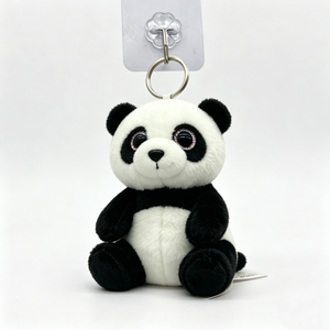 Custom Embroidered Cartoon Panda Plush Pillow Keychain <b>Mini</b> Stuffed Animal <b>Keyring</b> Stress Relief Back Charm - Product Image 6