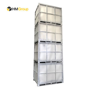 Soluzioni di trasporto in lamiera d'acciaio impilabili casse pieghevoli in metallo - Product Image 5