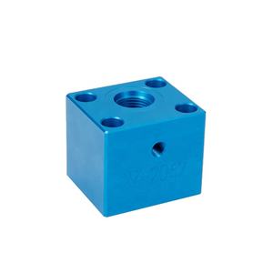 Distributor katup suspensi udara aluminium Aloi, suku cadang mobil aluminium Universal Distributor katup Solenoid Blok 8 sudut - Product Image 6