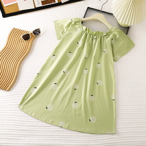 Pijamas para Meninas e Bebês em Atacado, Conjunto de Roupas de Dormir de Viscose de Bambu com Manga Curta - Product Image 5