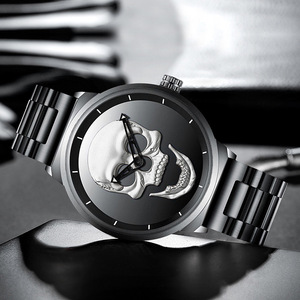 Top-tier men's <b>skull</b> <b>watch</b> with stainless steel strap waterproof steampunk style cool <b>skull</b> <b>watch</b> for men - Product Image 3