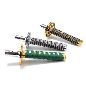 Poignée de levier de vitesses de voiture de style rétro JDM Samurai <span class=keywords><strong>Katana</strong></span> avec décoration dorée - Product Image 5