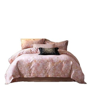 WozA Floral Pure Cotton Bedding Set 60s Breathable Home Use <b>Double</b> Size - Product Image 5