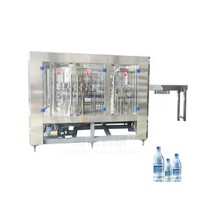 JIEDE 3 in 1 CGF12-12-4 PET Bottle Pure Water Filling Machine
