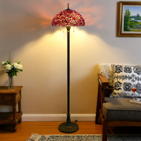 Agate pastorale moderne de style américain LED E26 pour salle à manger chambre à coucher salon café maison d'hôtes verre debout chevet
