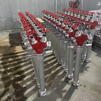 Fabricants de vannes d'incendie de type Y SN65 pour systèmes d'incendie intérieurs, colonnes d'incendie en aluminium pour l'Europe