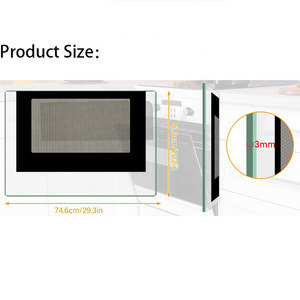 Verre de porte de four Frigidaire 316452758, pièce de rechange améliorée pour four électrique - Product Image 2