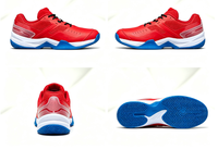 Chaussures de tennis professionnelles pour hommes, semelle intermédiaire amortie, texture en grille, semelle extérieure en caoutchouc antidérapante, haute qualité