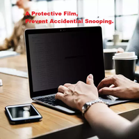 Manyetik gizlilik filtresi ekran koruyucu için Macbook 12 13 15 16.1 16.2 inç Anti parlama önleyici Anti casus dizüstü ekran film