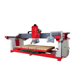 Scie à pont <span class=keywords><strong>CNC</strong></span> 5 axes entièrement automatique <span class=keywords><strong>Machine</strong></span> de découpe de pierre <span class=keywords><strong>CNC</strong></span> Sawjet de pierre <span class=keywords><strong>Machine</strong></span> de découpe à jet d'eau en granit 5 axes - Product Image 1