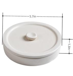 2 pcs Céramique Margarita Salt Rimmer avec Couvercle Home Bar Accessoires pour Assaisonnement s Margarita Salt Rimmer Set - Product Image 1