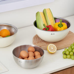 Passoire en acier inoxydable 304 Senhighpai avec graduations pour le lavage du riz et l'égouttage des légumes, plusieurs tailles - Product Image 2