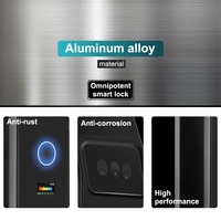 Serrure de porte intelligente Tuya avec reconnaissance faciale 3D et caméra, Cerradura Inteligente 6085/6068, sécurité par empreinte digitale, serrure de porte automatique