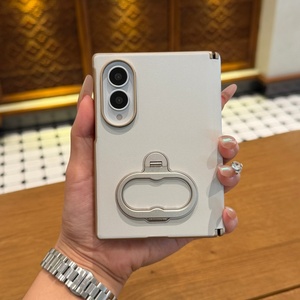 เคสโทรศัพท์มือถือหนัง PU หรูหราสำหรับ Samsung Z Fold 8 Ultra 7 แบบ 360 องศา °   ขาตั้งวงแหวนโลหะ ฟิล์มกันรอยหน้าจอ ฝาหลังกันกระแทก - Product Image 3