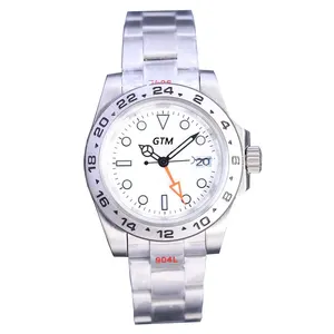 Men's Mechanical Stainless Steel Watch with 22mm Band Width Original Design with Free Shipping