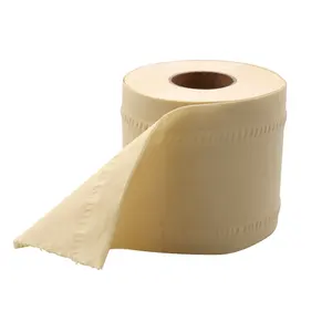 Unbleached Recycled roll bathroom toilet paper tissue towel 2ply 3ply 4 ply bamboo toilet paper for bathroom