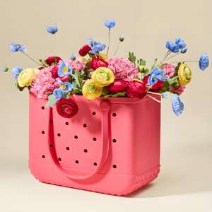 Sac à main d'épaule en mousse EVA imprimé tropical surdimensionné, durable, grande capacité, ouvert, pour la plage, collection été 2026, vente en gros, personnalisable - Product Image 1