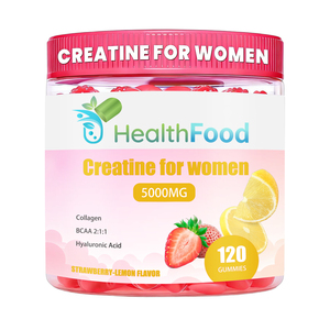 High Quality <b>Creatine</b> for women Gummies with Total Carbohydrates Enhances Bone Density Skin Elasticity Improvement Gummies - Product Image 1
