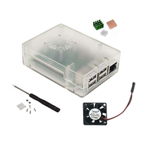 Raspberry Pi 3B/B+ ABS Kasa, 5V Soğutma Fanlı, Koruyucu Enjeksiyon Kutusu, RPI 3B Plus için 4 Renk