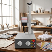 Máquina de Marcado Láser de Fibra Portátil Industrial de 30 Vatios para Metal, Joyería y Plástico, Máquina de Codificación por Lotes en Venta
