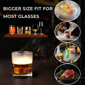 Meilleures ventes : <span class=keywords><strong>Kit</strong></span> de fumoir à cocktails avec torche, fumoir à whisky portable, bois écologique, cadeaux de Noël, outils de bar - Product Image 3