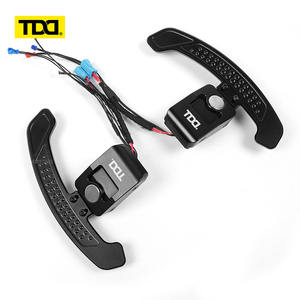 Palancas de cambio magnéticas de fibra de carbono TDD LED para el volante del Toyota A90 Supra MK5. - Product Image 3