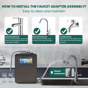 हाई-एंड जापानी प्लैटिनम लेपित क्षारीय जल मशीन 7 इंच रंगीन टच स्क्रीन इलेक्ट्रिक घरेलू होटल उपयोग PH2.5~11.2 - Product Image 4