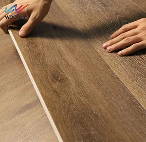 Plancher en vinyle SPC de luxe avec système de clic, plancher composite en pierre et <span class=keywords><strong>plastique</strong></span>, noyau SPC, plancher hybride <span class=keywords><strong>pour</strong></span> hôtel commercial - Product Image 1