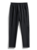 Pantalon unisexe grande taille en soie glacée, séchage rapide, haute élasticité, respirant, coupe droite et ample, pour le sport, les loisirs et les activités de plein air estivales