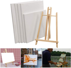 Lienzos Blancos Estirados 100% Algodón, Preparados para Pintura Acrílica, Óleo y Técnicas Húmedas - Product Image 3