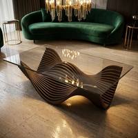 Meubles paramétriques, table paramétrique, meubles d'hôtel de luxe en CNC, meubles paramétriques pour salon, meubles de hall d'hôtel, OEM