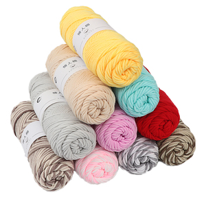 Jiuseniao Kit Filato Misto Lana OE Antistatico Fai da Te in Cotone Latte a 8 Fili per Lavorazione a Maglia e Tessitura a Mano - Product Image 5