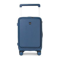 Valise rigide en PC pur à poignée coulissante large, 20, 24, 28 pouces, anti-rayures, vente chaude, directement de l'usine pour les distributeurs