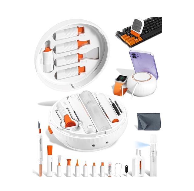 25-in-1 Computer Screen Cleaning Brush Multi-function Laptop Cleaner Keyboard Cleaning Kit for Airpods,Earbuds,Camera Monitor