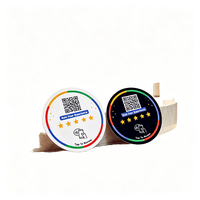 Etiquetas Mini RFID de PVC Resistentes al Agua/Intemperie, Personalizadas al por Mayor, ISO NFC215/213/216, para Redes Sociales, Comentarios, Pagos y Tarjetas de Visita