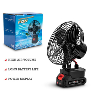 Ventilador Industrial Recargable de 8 Pulgadas, Batería de Litio de 4000 mAh+, Larga Duración, Silencioso, para Camping, Pesca y Sitios de Trabajo - Product Image 3