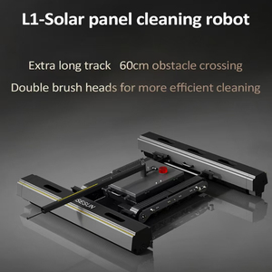 Robot <span class=keywords><strong>de</strong></span> limpieza fotovoltaica con Control remoto inteligente, máquina Extra larga <span class=keywords><strong>de</strong></span> 60 <span class=keywords><strong>cm</strong></span>, cruce <span class=keywords><strong>de</strong></span> obstáculos, limpieza <span class=keywords><strong>de</strong></span> doble panel - Product Image 3