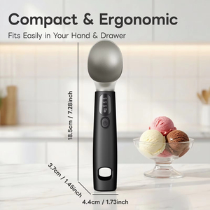 Cuillère à glace électrique rechargeable avec charge Type-C, 3 niveaux de chaleur, pour conquérir la glace la plus dure sans effort - Product Image 5