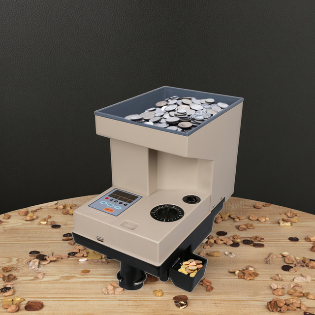 CS-92 High-Speed Automatic Coin Sorter High-Capacity Euro Cash Counter Device Plastic Coin Counter Machine