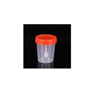 ถ้วยเก็บตัวอย่างพลาสติกฝาเกลียว 50 มล. ของมหาวิทยาลัยการแพทย์ซูโจว สำหรับเก็บตัวอย่างปัสสาวะ ของเสียทางทวารหนัก และเสมหะเพื่อการตรวจ - Product Image 1