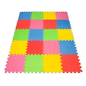 30X30X1 Cm Warna Puzzle Tikar Busa EVA Bayi Mat Tikar Bermain Split Bersama Aman Lantai Karpet karpet Puzzle Bayi Melindungi Merangkak Pad