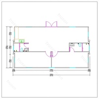 Casa Prefabricada de Acero Galvanizado de Instalación Rápida, Estándar, para Dormitorio, Baño, Cocina, Contenedor para Sala de Actividades