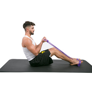 Bande de résistance à pédale Ellis 25x45cm, équipement de fitness pour tonification abdominale, exercices de sit-up et de yoga - Product Image 5