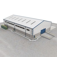 Kits de Construcción Metálicos para Taller Prefabricado, Estructura de Acero y Almacén Agrícola Económicos