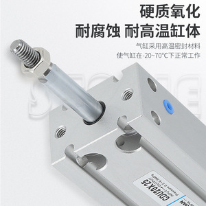 Liyuan Pneumatic CDU10 25MD Plunger Cylinder Aluminum Body Standard Pneumatic <b>Miniature</b> Magnetic Cylinder - Product Image 1